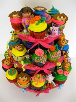 Dora Cupcakes