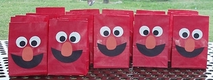 Elmo Favor Bags